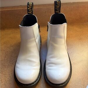 Dr. Martens white Chelsea boot